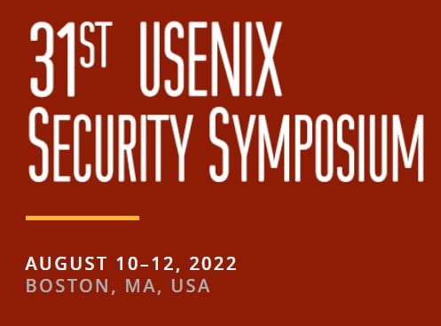 31st USENIX Security Symposium